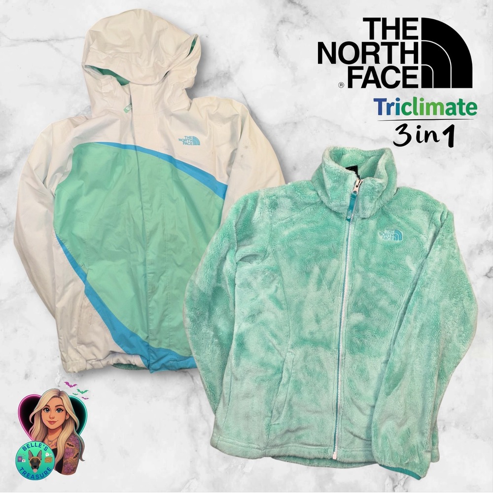 The North Face Triclimate 3 in 1‎ Jacket Girls L 14-16 Mountain View Soft Osito